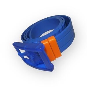 new Luvs H2O 𓆉 Scuba Diver’s Waterproof Flexible Dive Belt 𓆉 Blue + Orange 𓆉